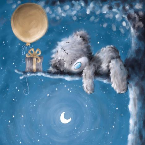 Tatty Teddy With Gift Softly Drawn Me to You Bear Card £2.09